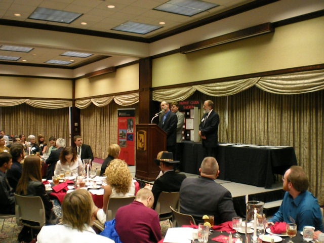 Dr. Barnard Presents Helen I. Medley Awards