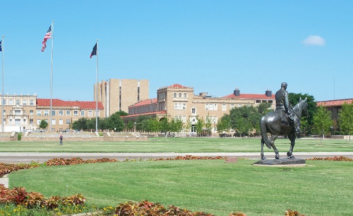 Memorial Circle with Math Bldg