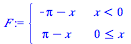 piecewise(`<`(x, 0), `+`(`-`(Pi), `-`(x)), `<=`(0, x), `+`(Pi, `-`(x)))