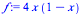`+`(`*`(4, `*`(x, `*`(`+`(1, `-`(x))))))
