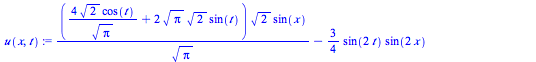 `+`(`/`(`*`(`+`(`/`(`*`(4, `*`(`^`(2, `/`(1, 2)), `*`(cos(t)))), `*`(`^`(Pi, `/`(1, 2)))), `*`(2, `*`(`^`(Pi, `/`(1, 2)), `*`(`^`(2, `/`(1, 2)), `*`(sin(t)))))), `*`(`^`(2, `/`(1, 2)), `*`(sin(x)))), ...