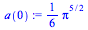 `+`(`*`(`/`(1, 6), `*`(`^`(Pi, `/`(5, 2)))))