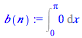 Int(0, x = 0 .. Pi)
